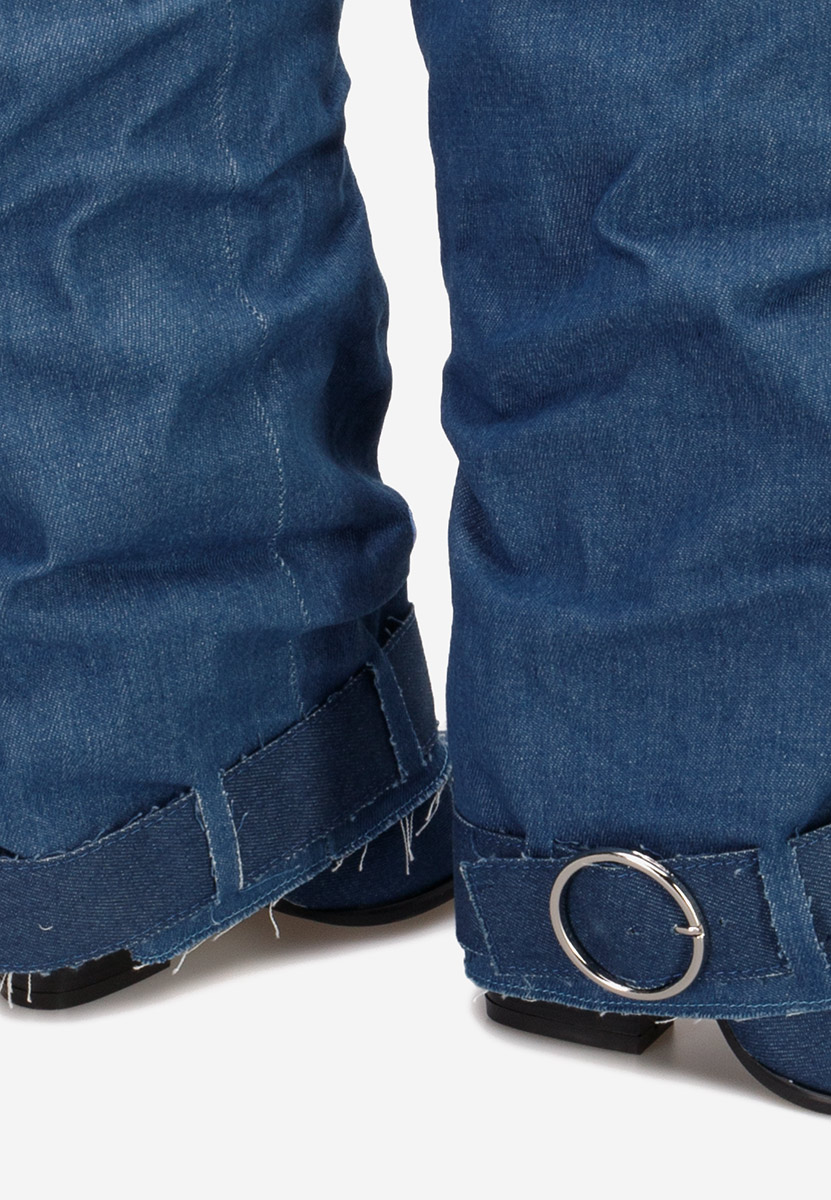 Stivali con tacco Elisia V2 denim
