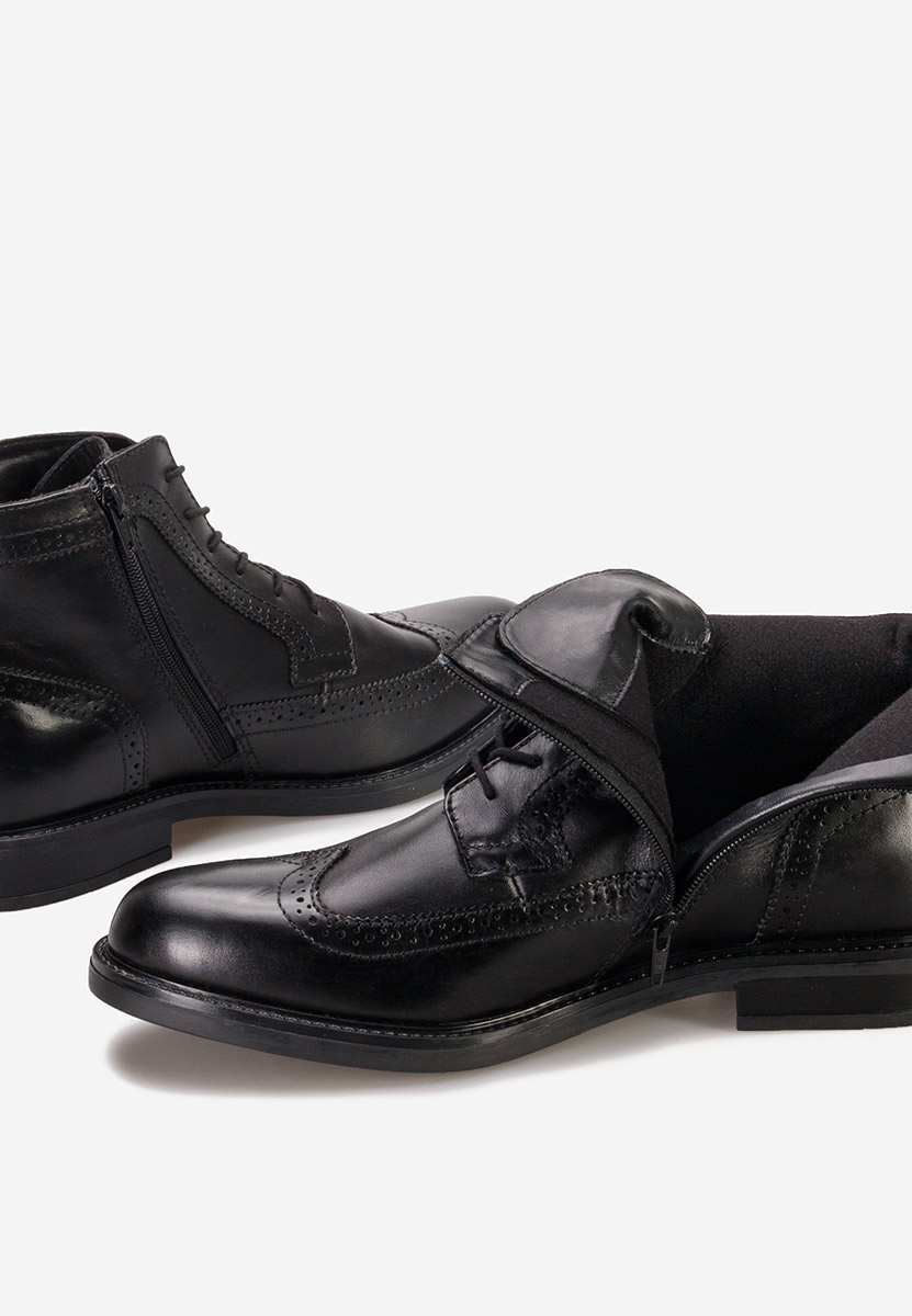 Stivaletti pelle Lester nero