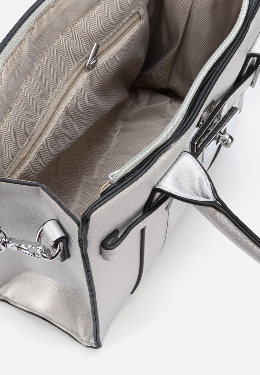 Borsa a mano Yvesa argento