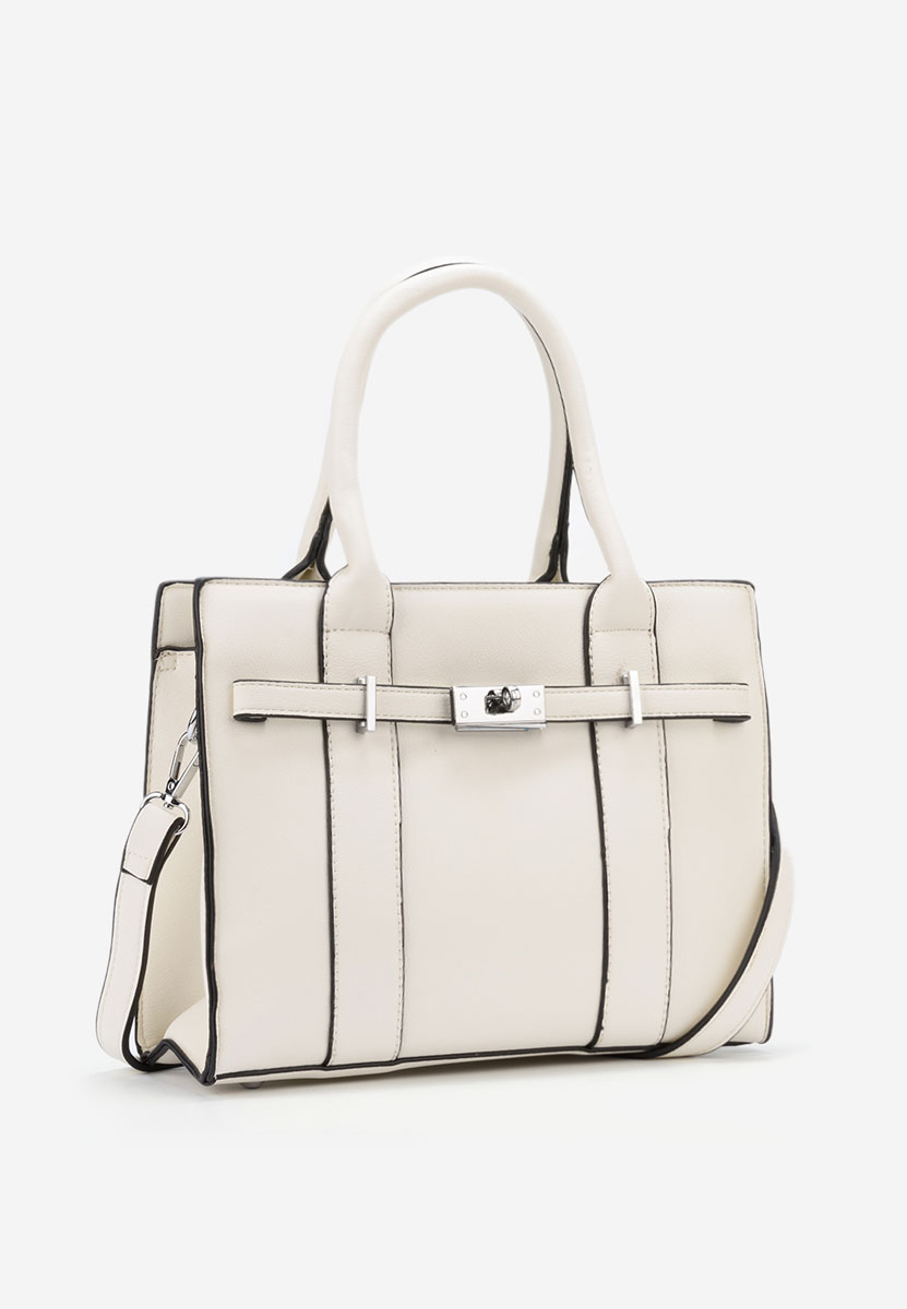 Borsa a mano Yvesa bianca