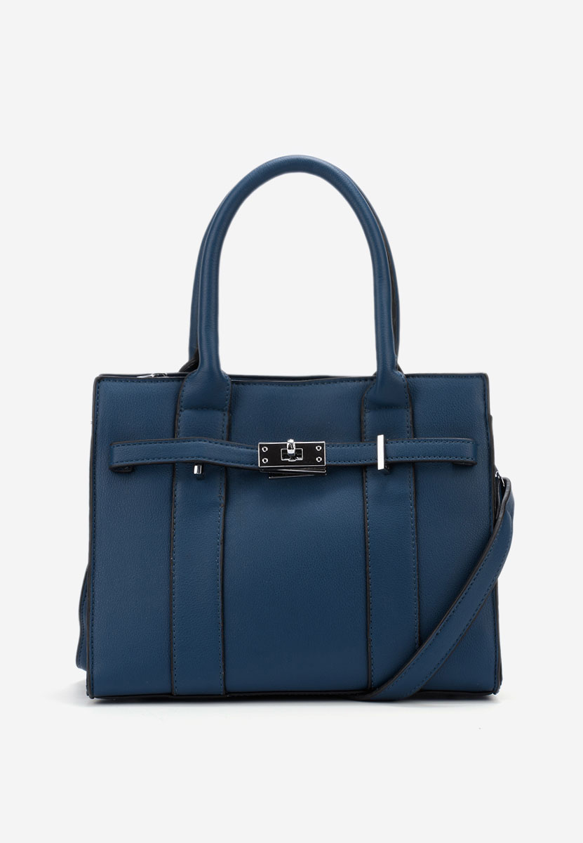 Borsa a mano Yvesa blu marine