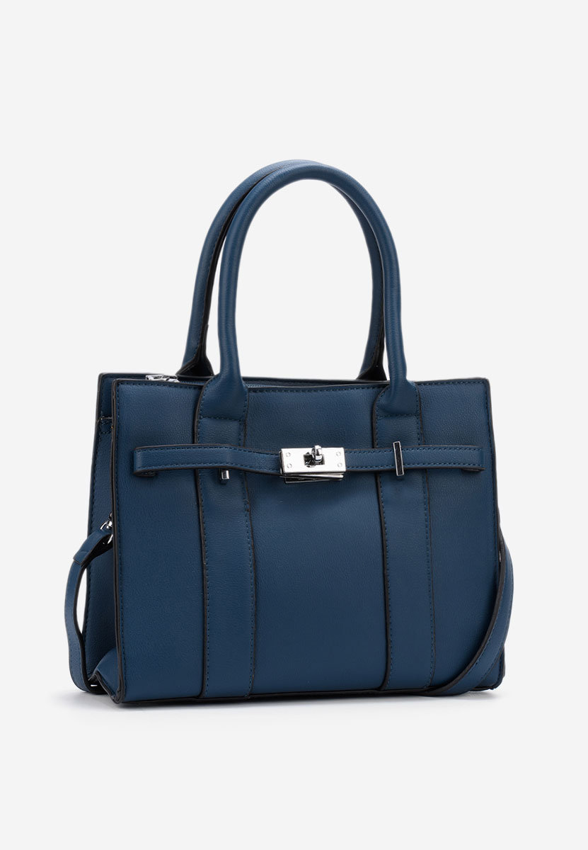 Borsa a mano Yvesa blu marine