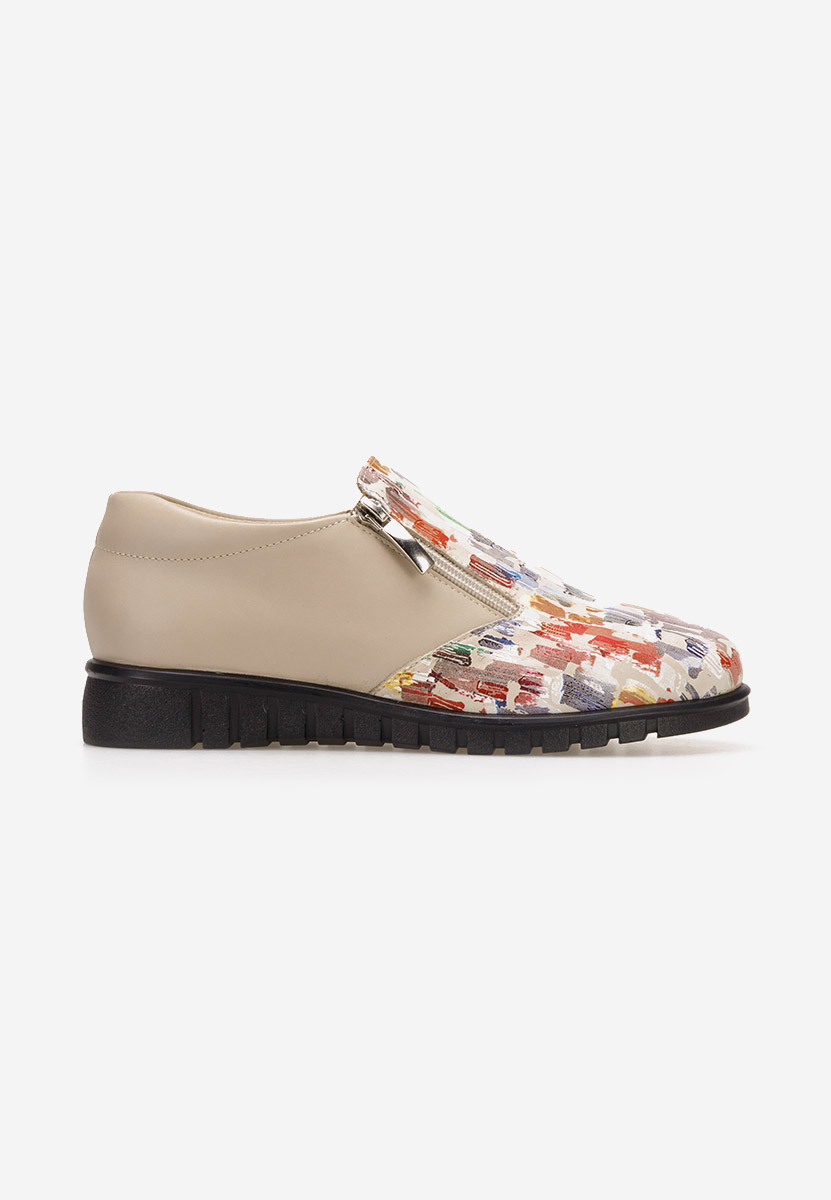 Scarpe basse donna pelle Isola Colorate