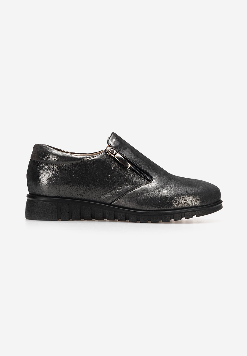 Scarpe basse donna pelle Isola Argento