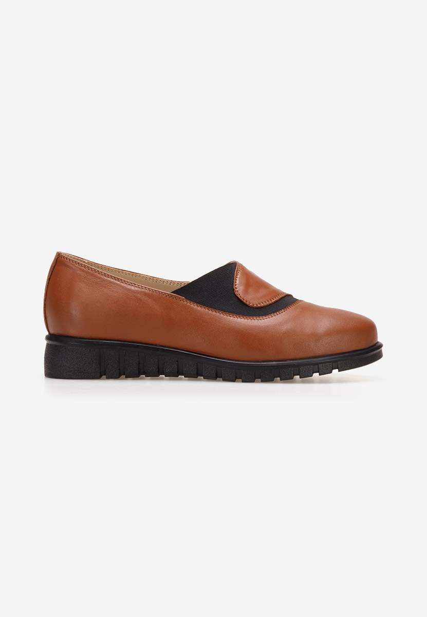 Scarpe basse donna pelle Janora camel