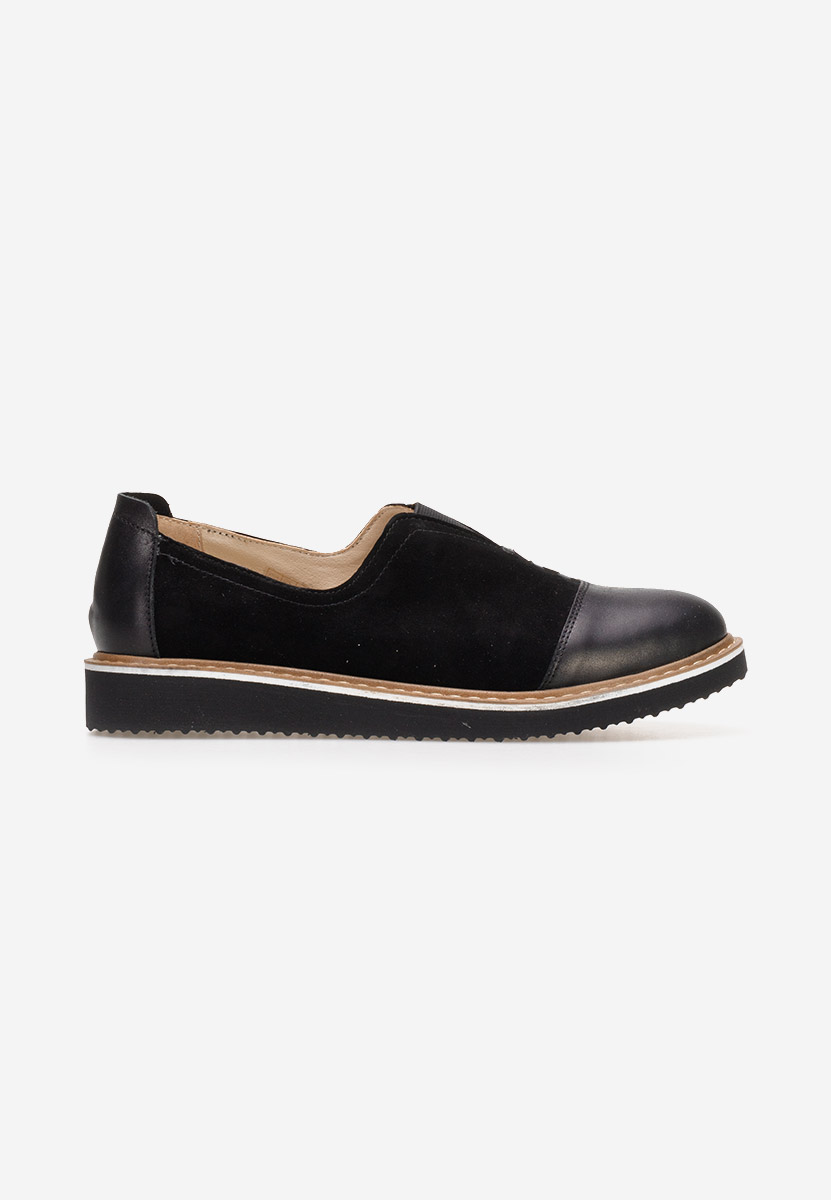 Scarpe basse donna pelle Ariva V2 Nero