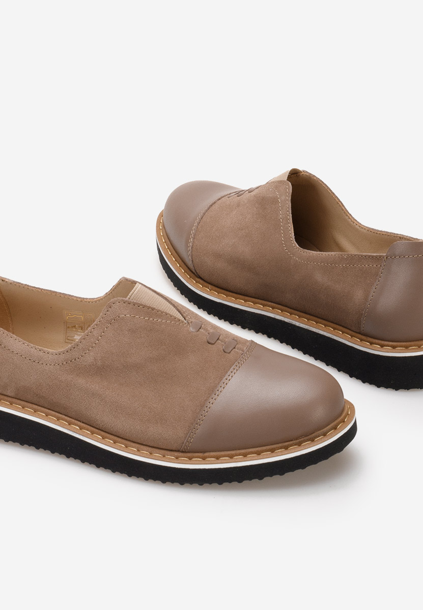 Scarpe basse donna pelle Ariva V2 Marrone