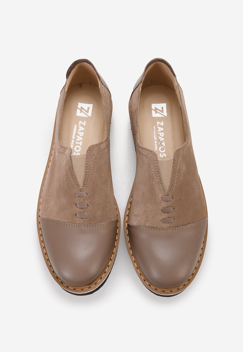 Scarpe basse donna pelle Ariva V2 Marrone