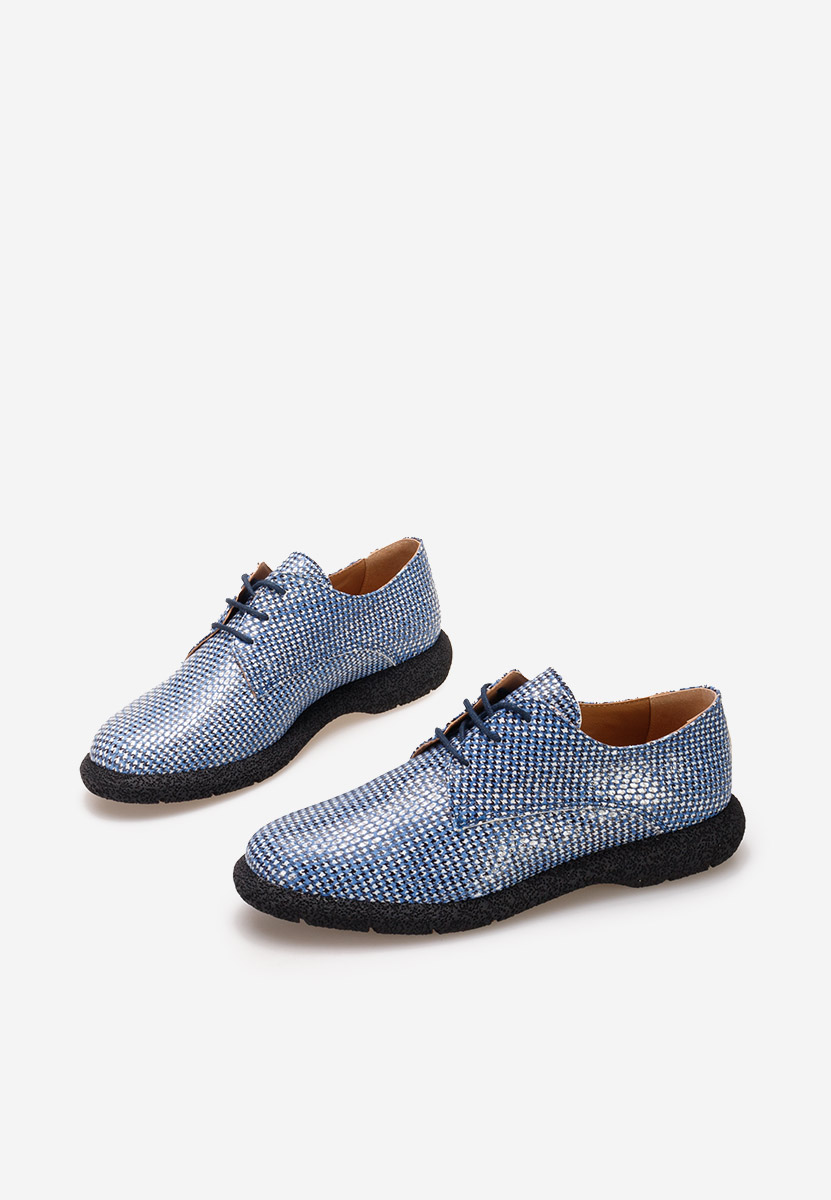 Scarpe derby pelle Karysa V3 Blu