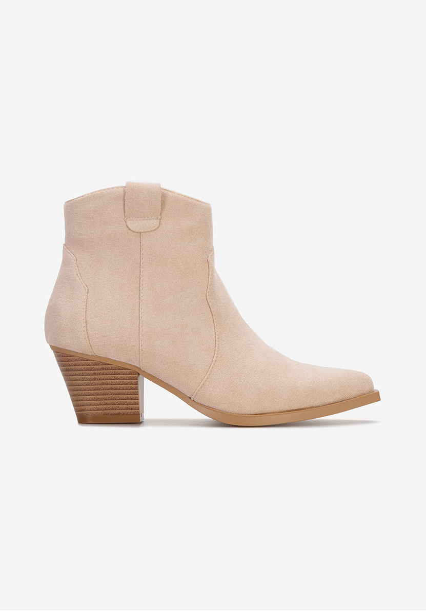 Stivaletti texani donna Jesica beige