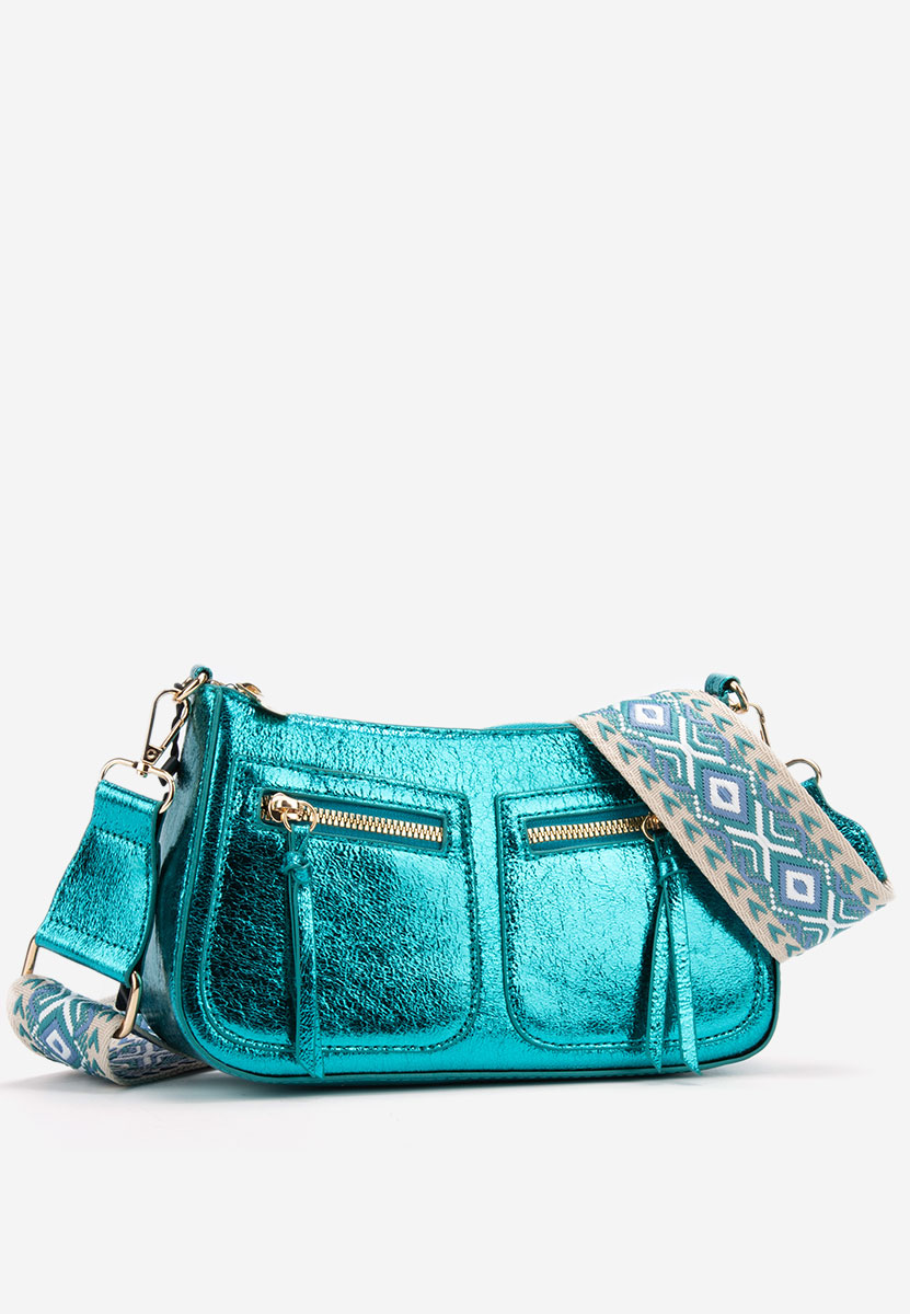 Borsa a spalla Sabrya turchese