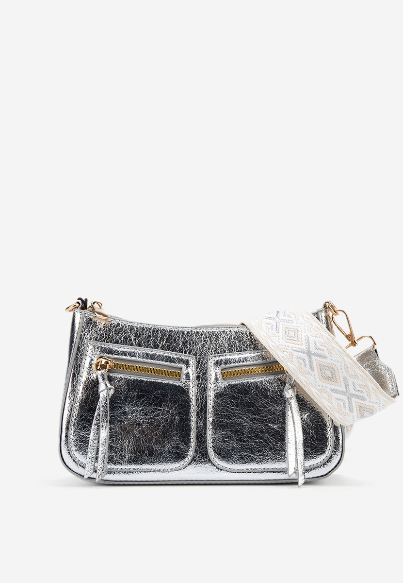Borsa a spalla Sabrya argento