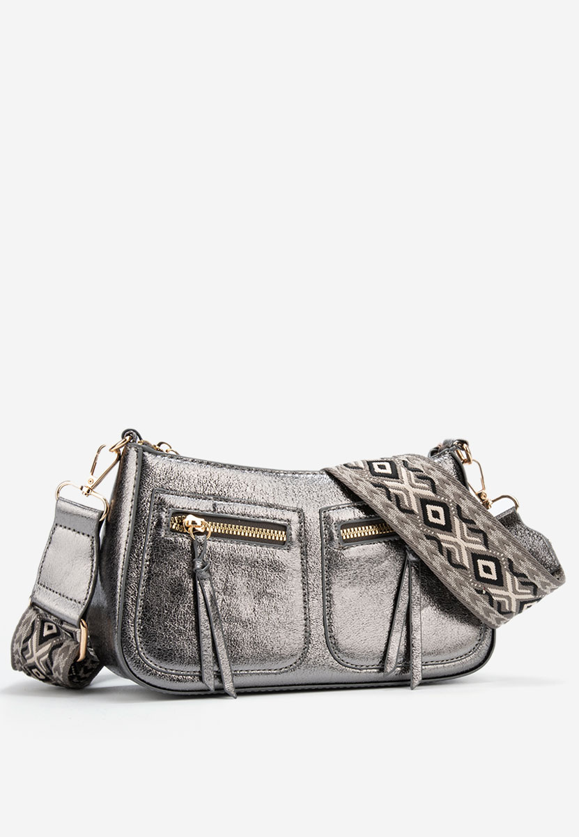 Borsa a spalla Sabrya grigio