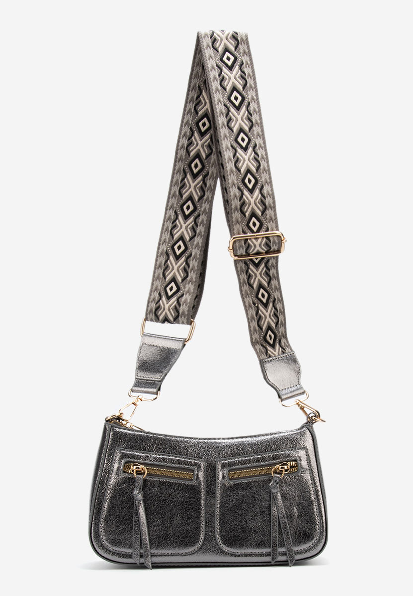 Borsa a spalla Sabrya grigio