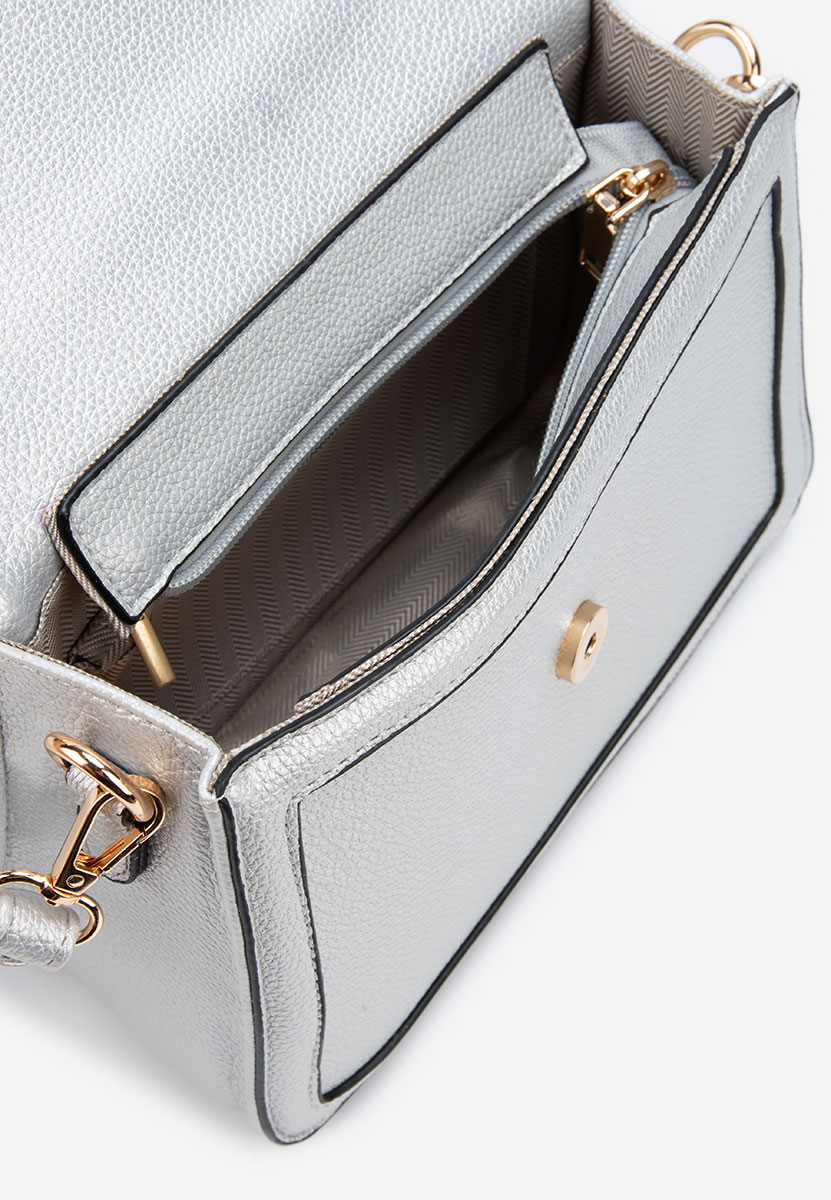 Borsa a mano Julith argento
