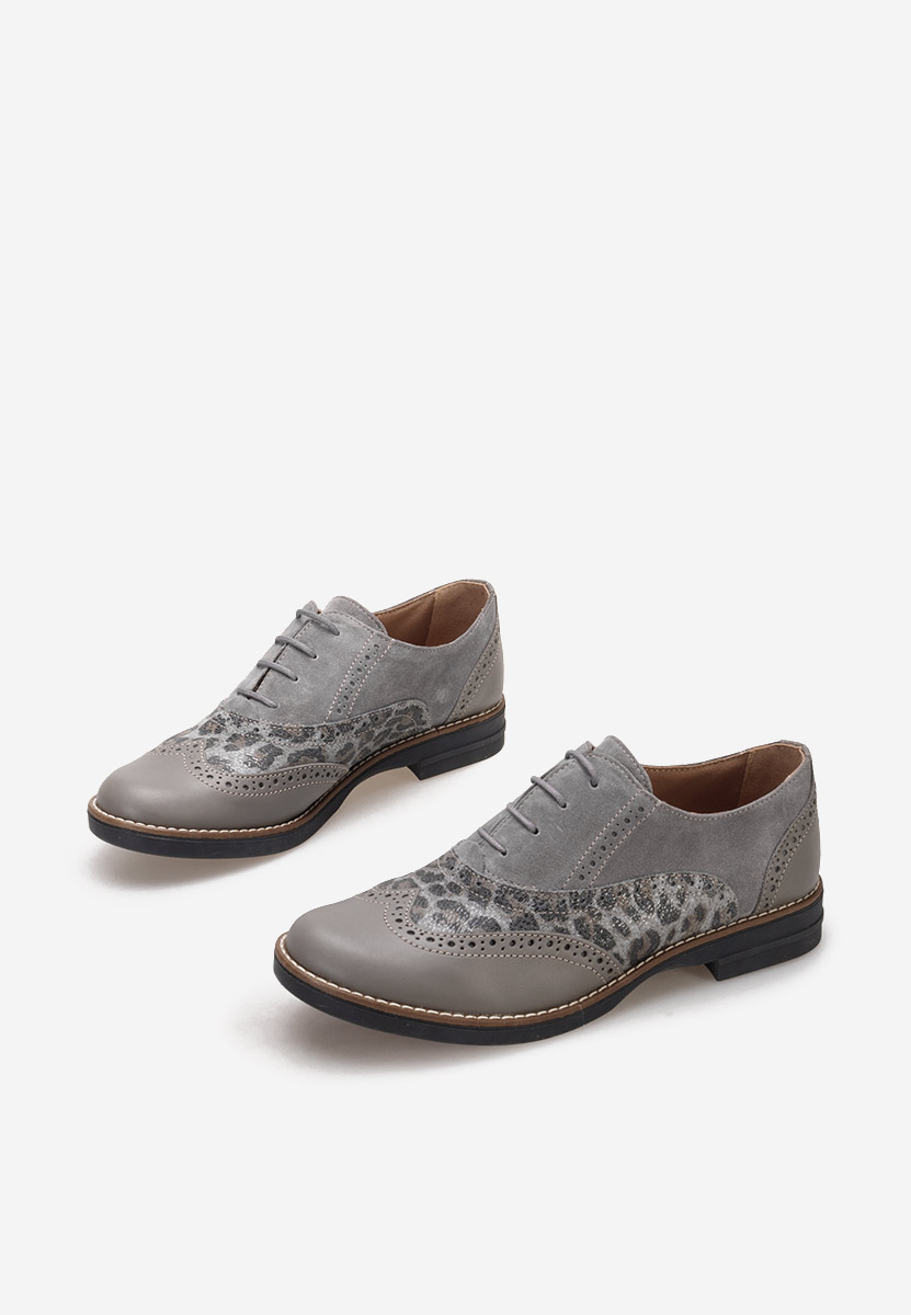 Scarpe brogue donna Emily V2 Grigio