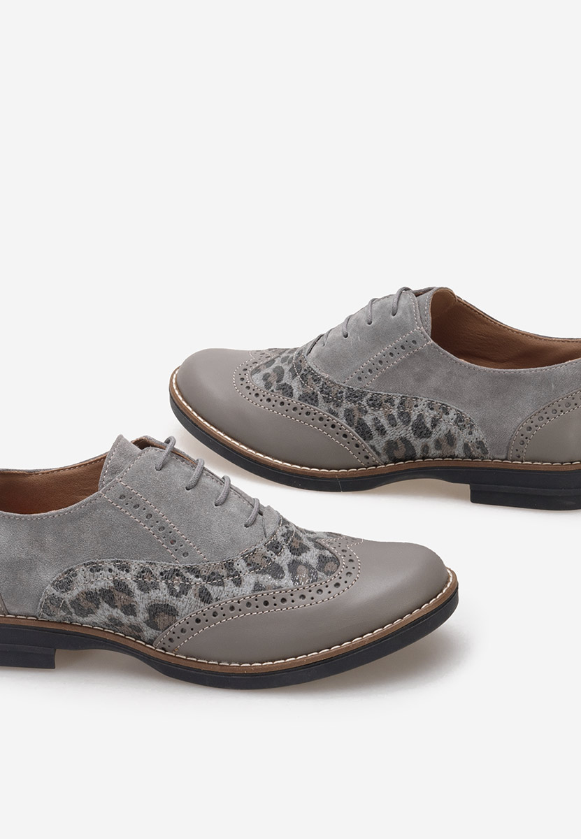 Scarpe brogue donna Emily V2 Grigio