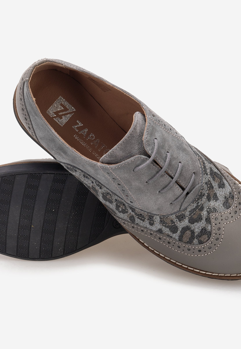 Scarpe brogue donna Emily V2 Grigio