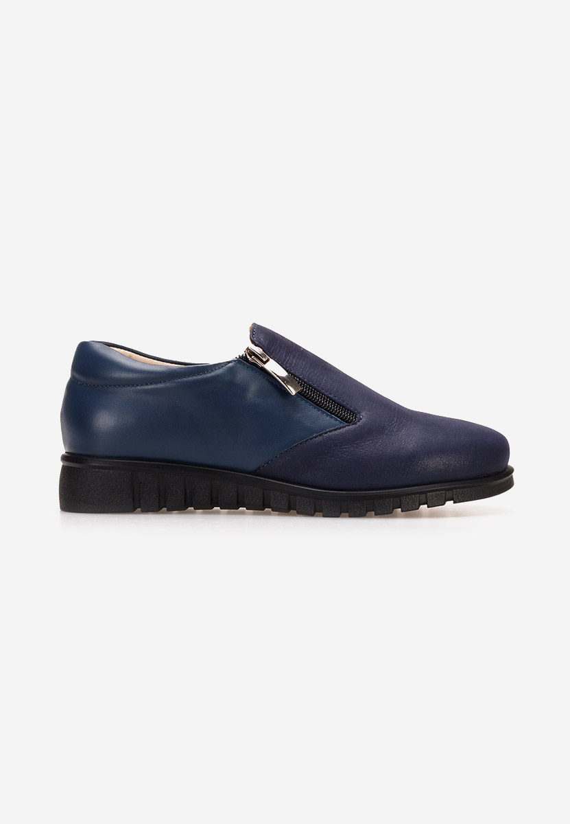 Scarpe basse donna pelle Isola Blu marine
