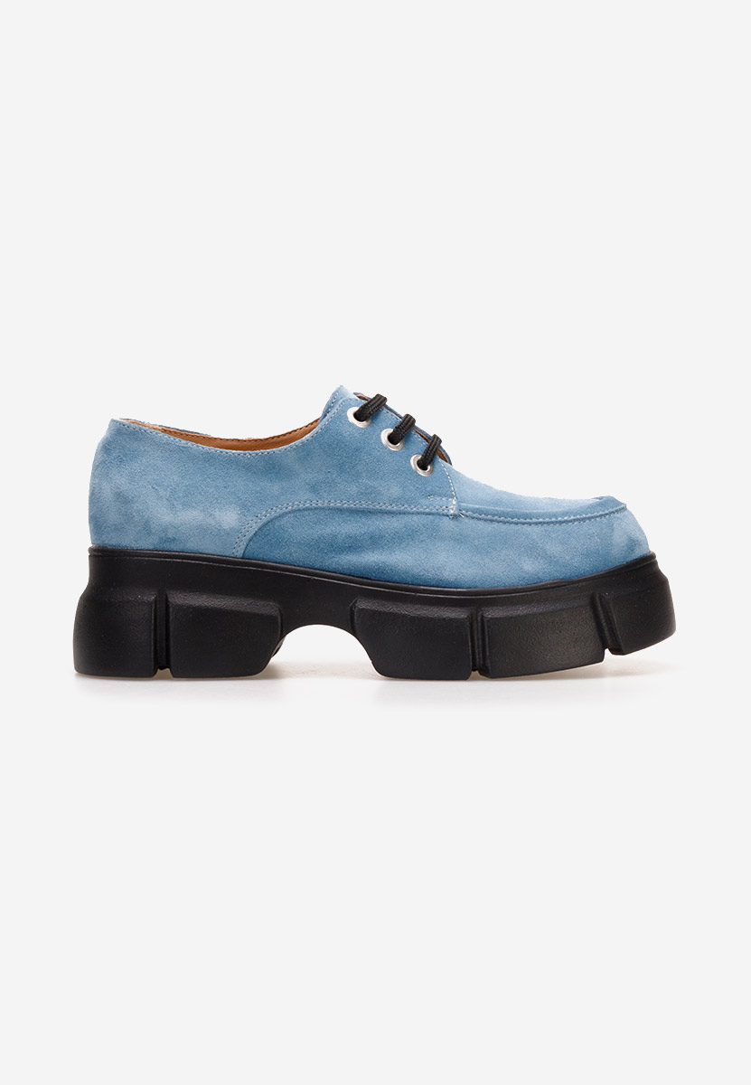 Scarpe basse donna pelle Catarina Blu