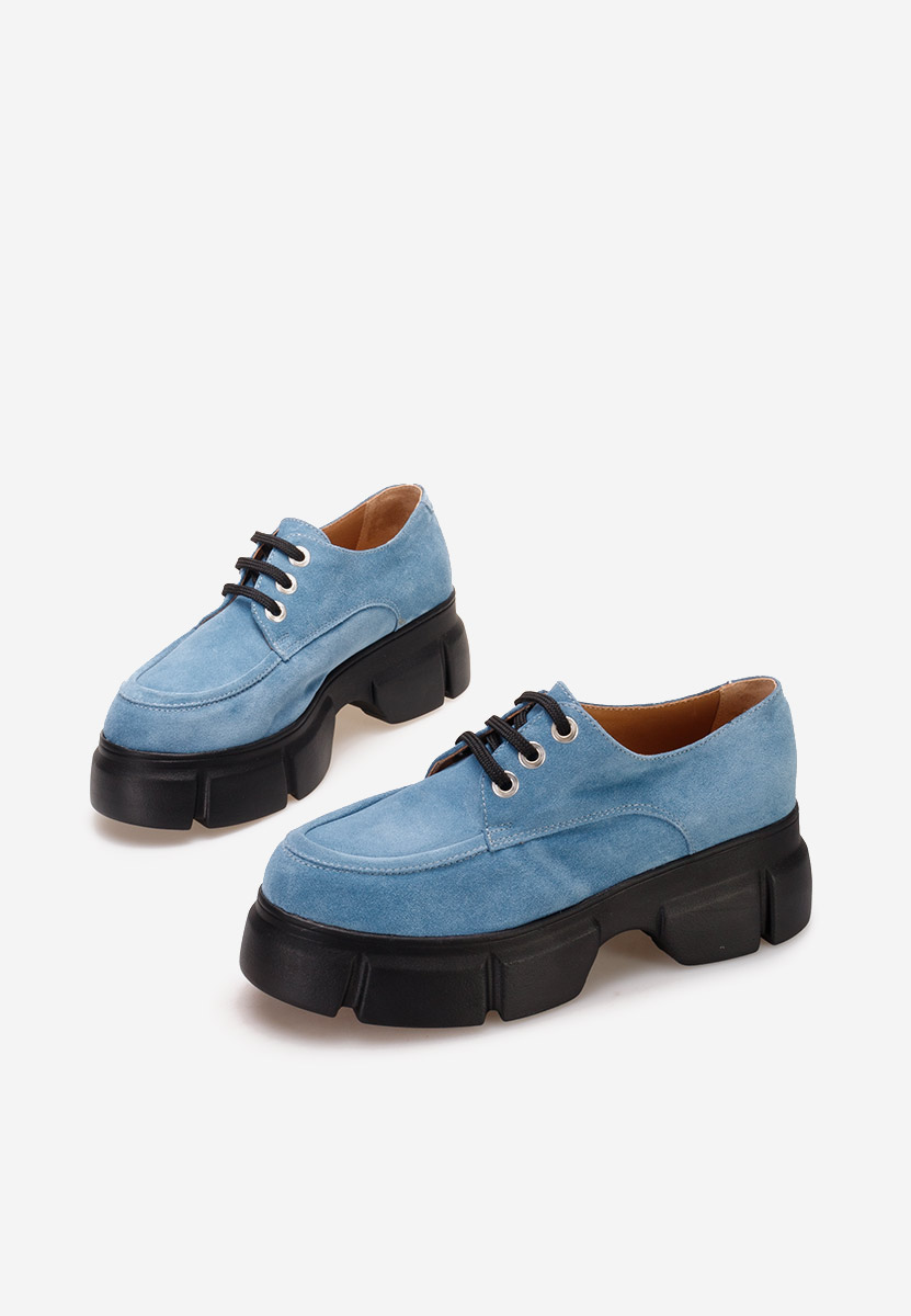 Scarpe basse donna pelle Catarina Blu