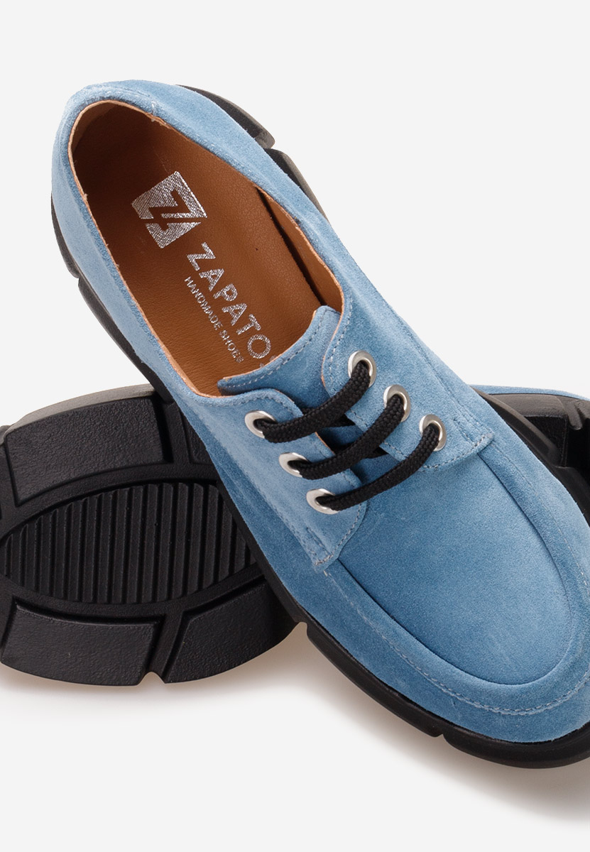 Scarpe basse donna pelle Catarina Blu