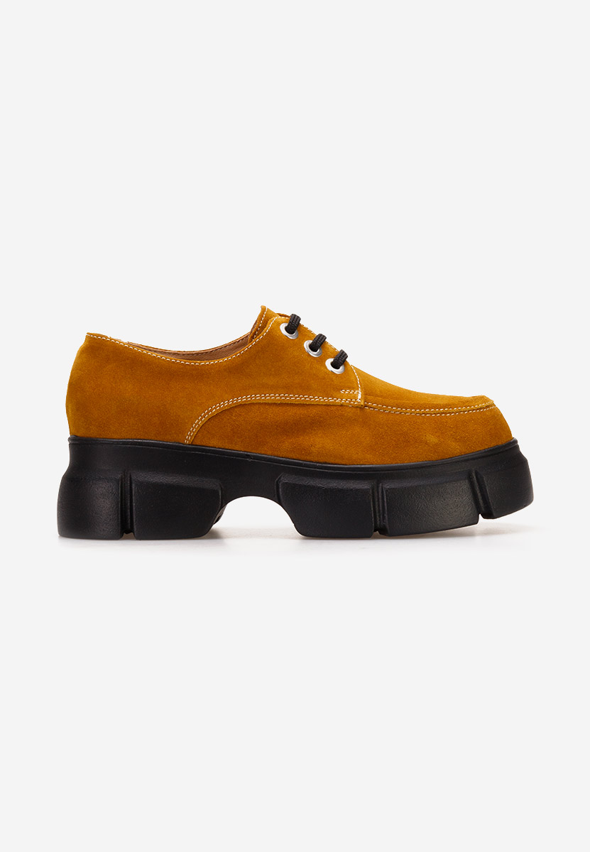 Scarpe con plateau Catarina Camel