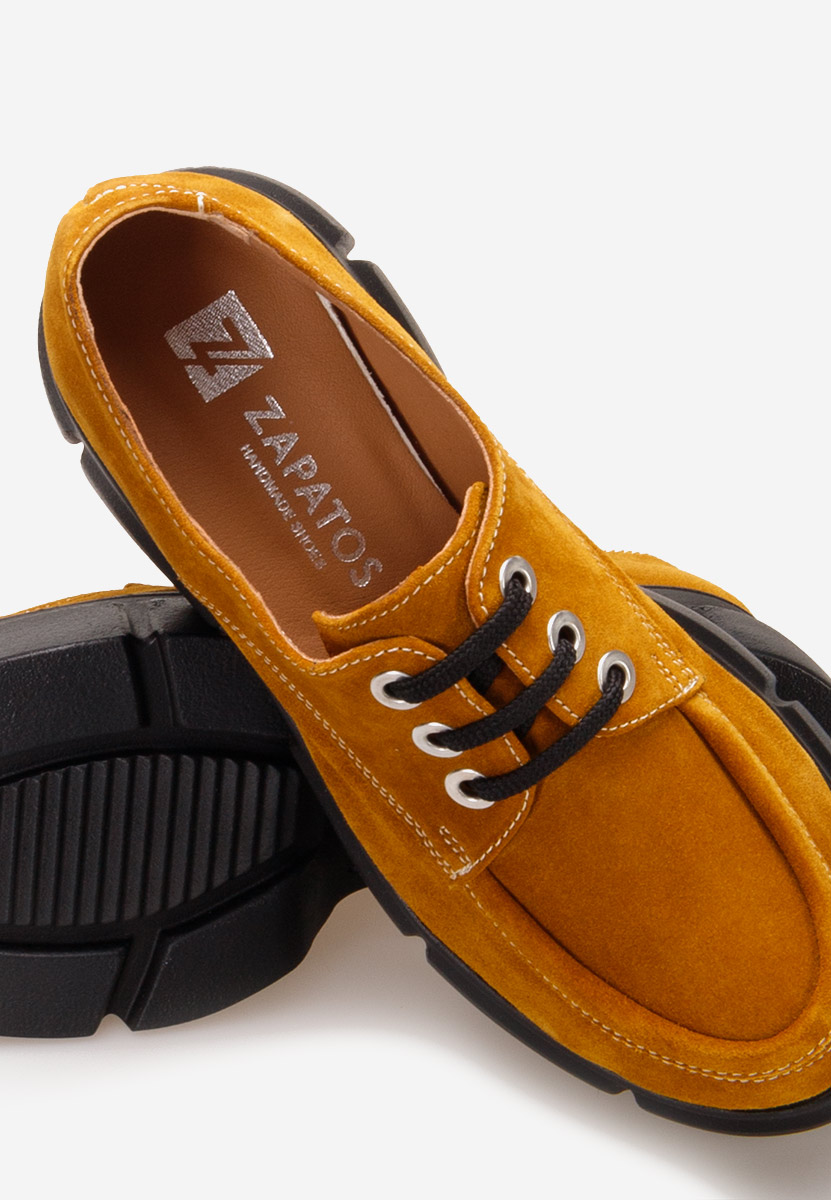 Scarpe con plateau Catarina Camel