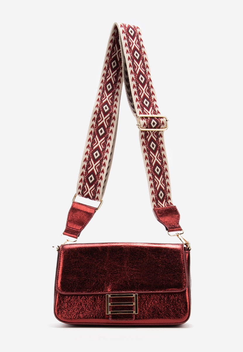 Borsa a spalla Zarina rosso