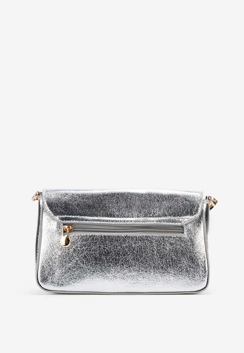 Borsa a spalla Zarina argento