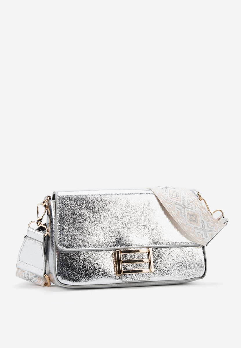 Borsa a spalla Zarina argento