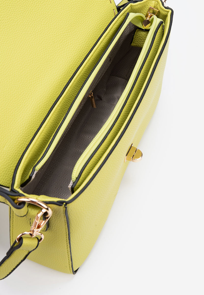 Borsa a mano Emilea lime