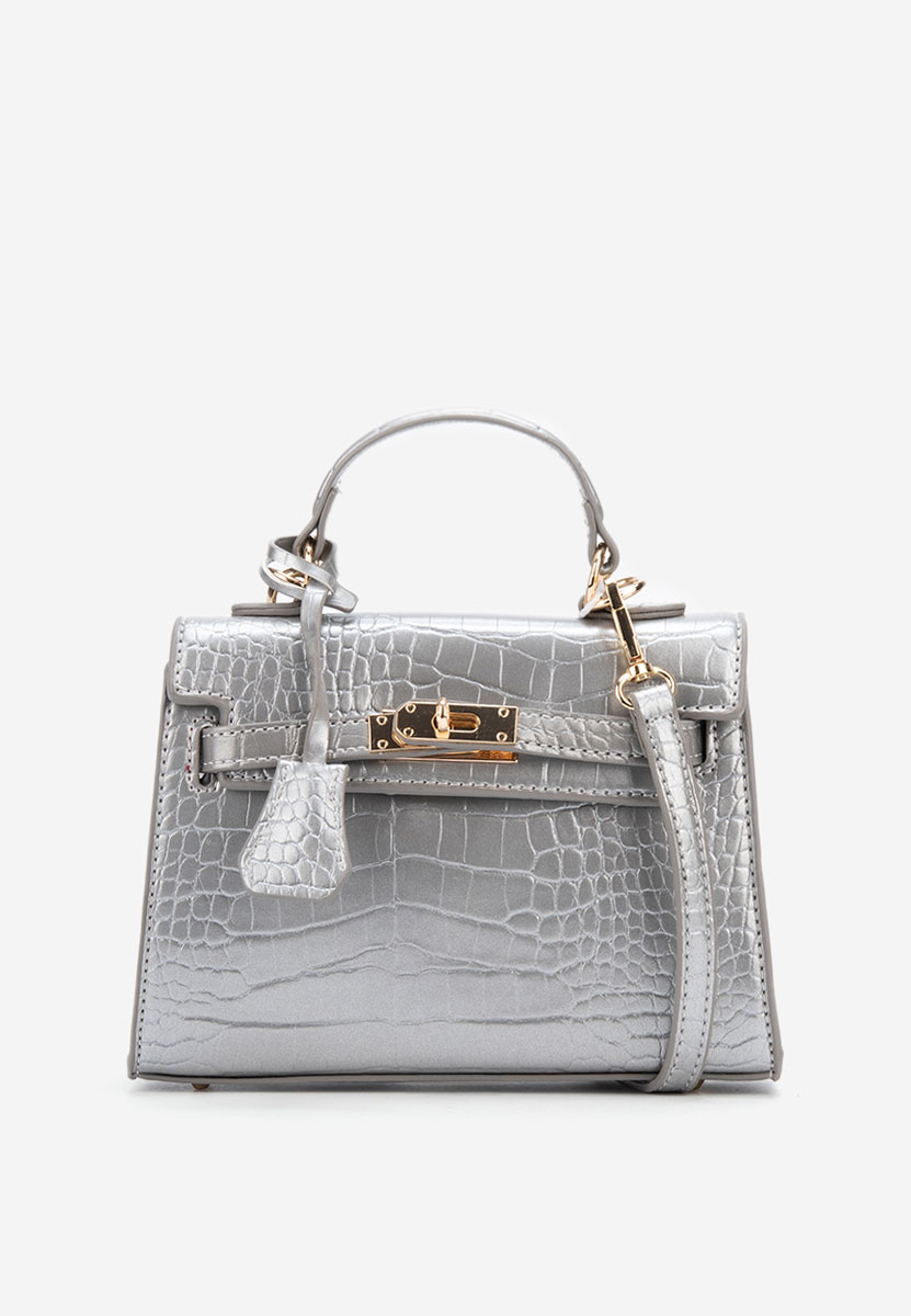 Borsa a spalla Lylea argento