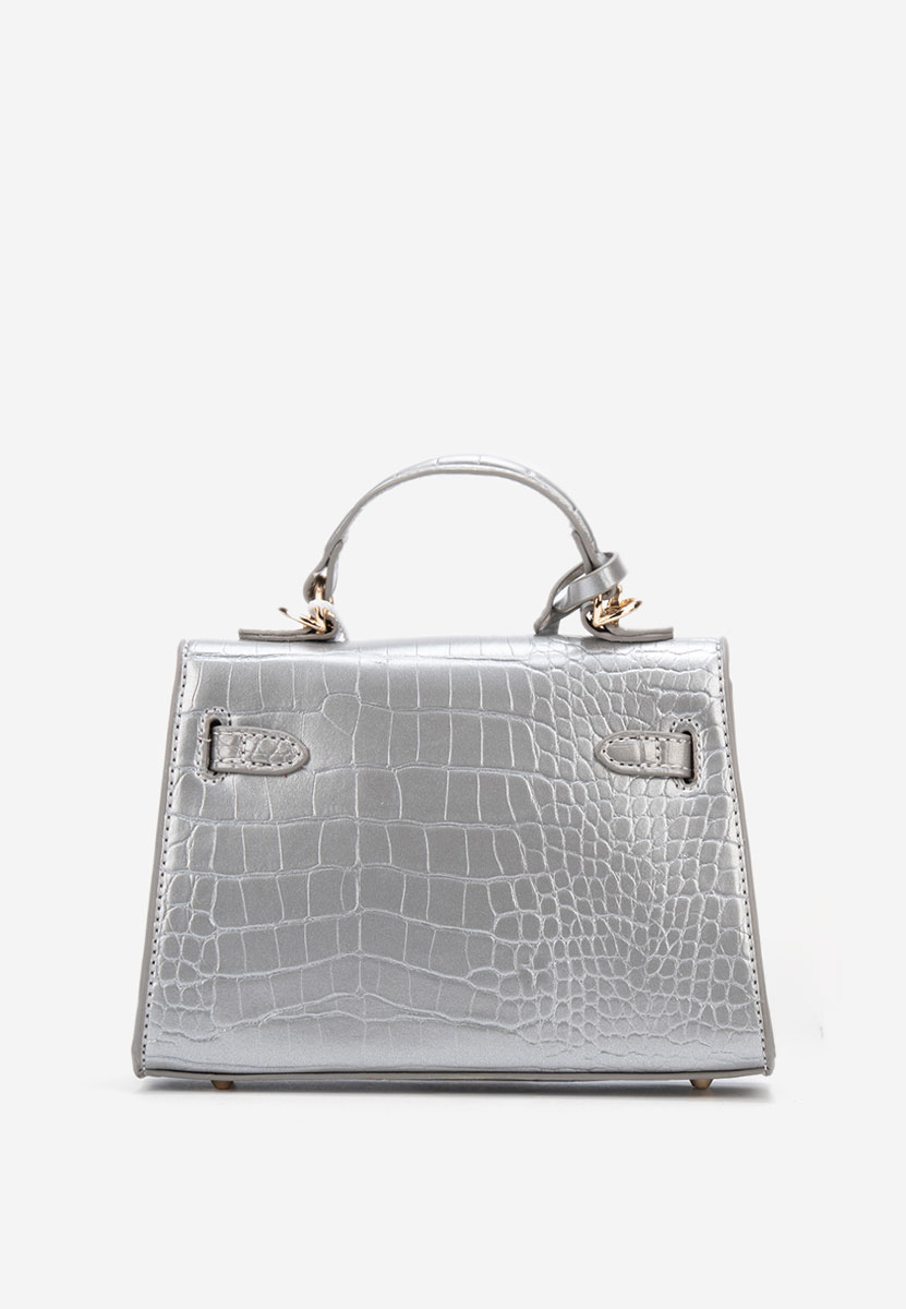 Borsa a spalla Lylea argento