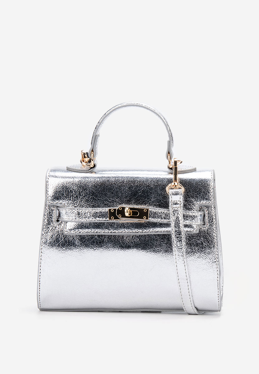 Borsa a spalla Alatia argento