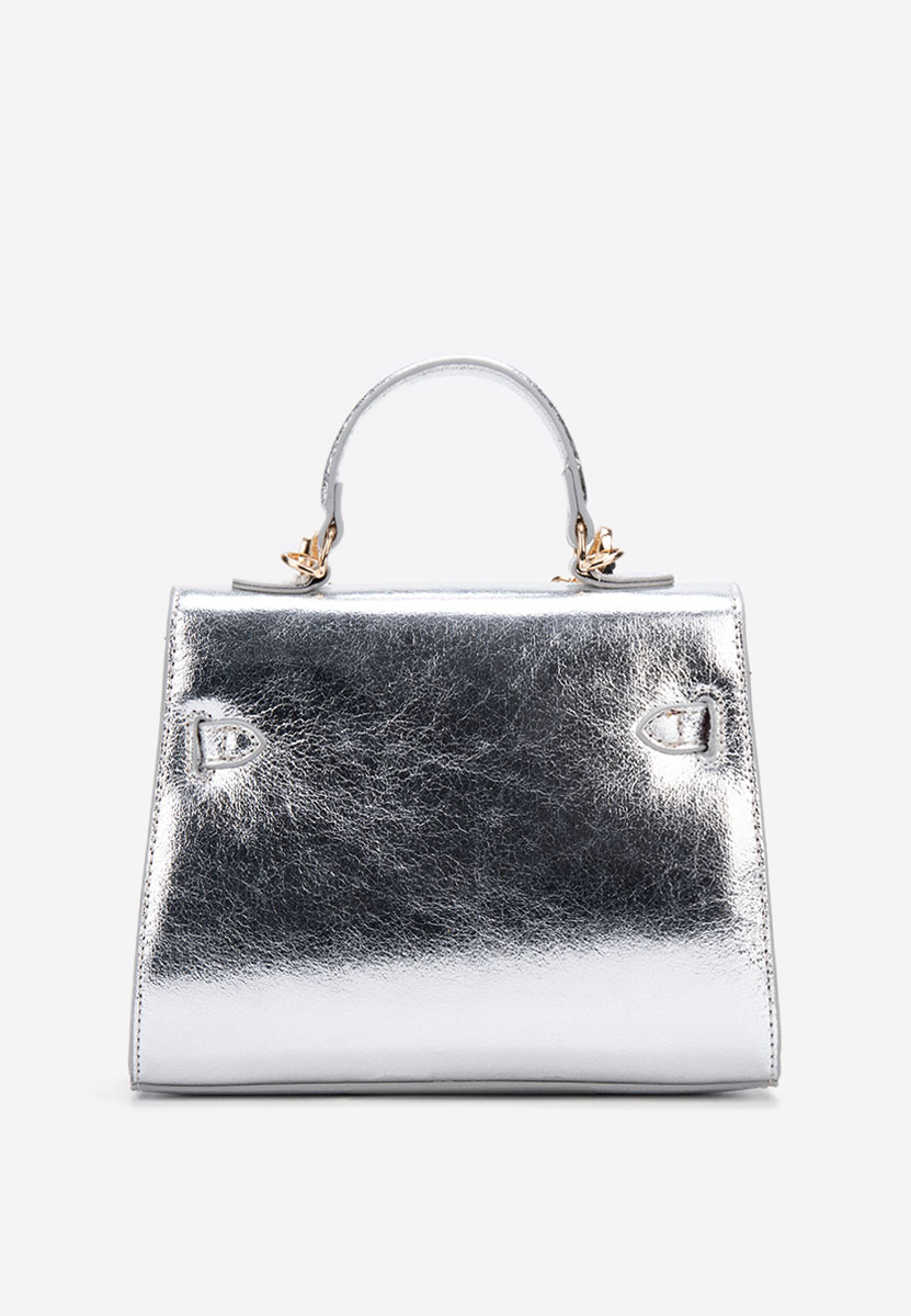 Borsa a spalla Alatia argento