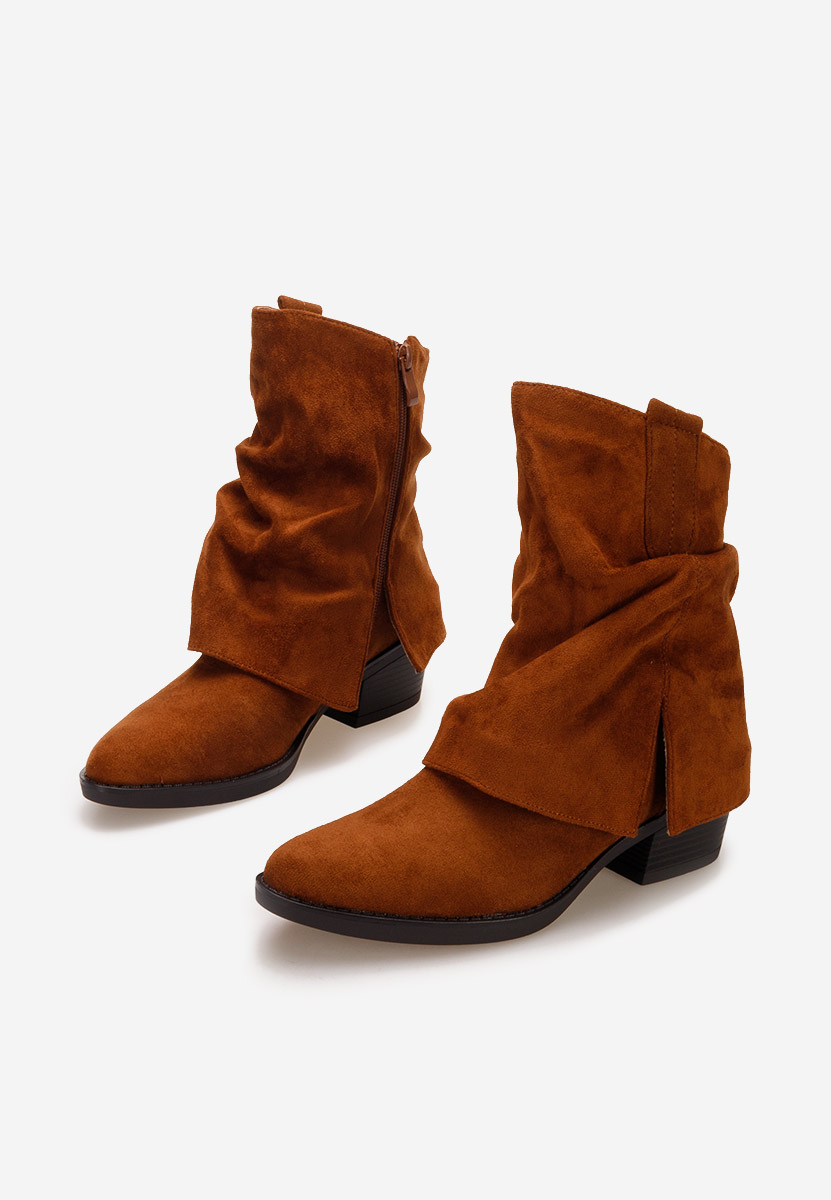 Stivaletti con tacco Dalliance Camel