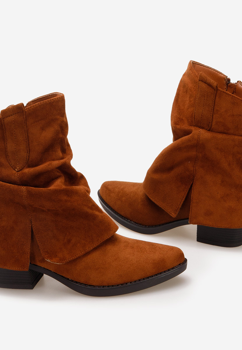 Stivaletti con tacco Dalliance Camel