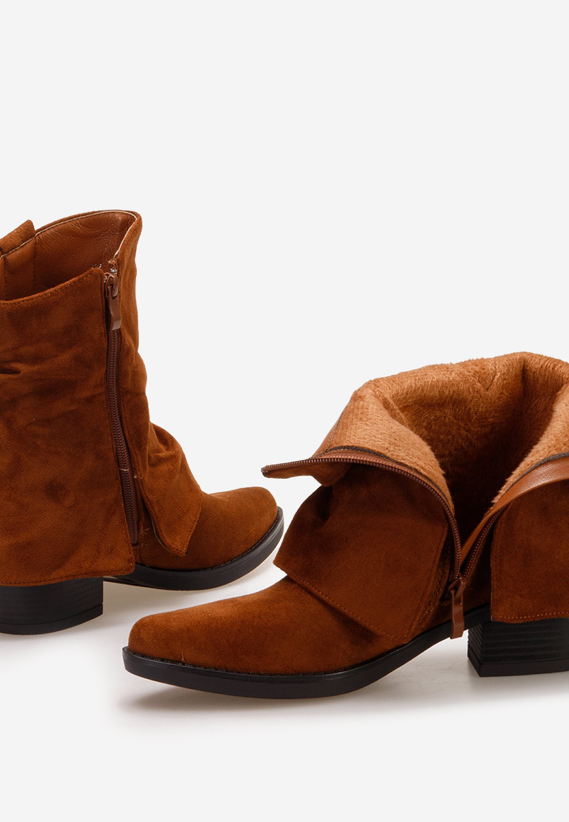 Stivaletti con tacco Dalliance Camel