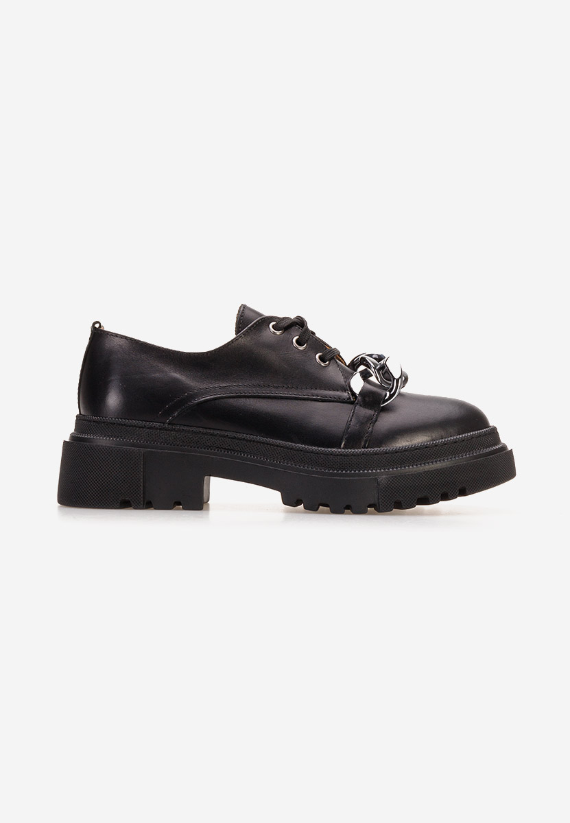 Scarpe basse donna pelle Vorea Nero