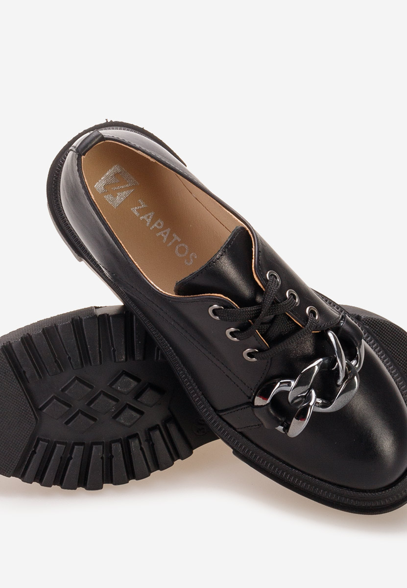 Scarpe basse donna pelle Vorea Nero