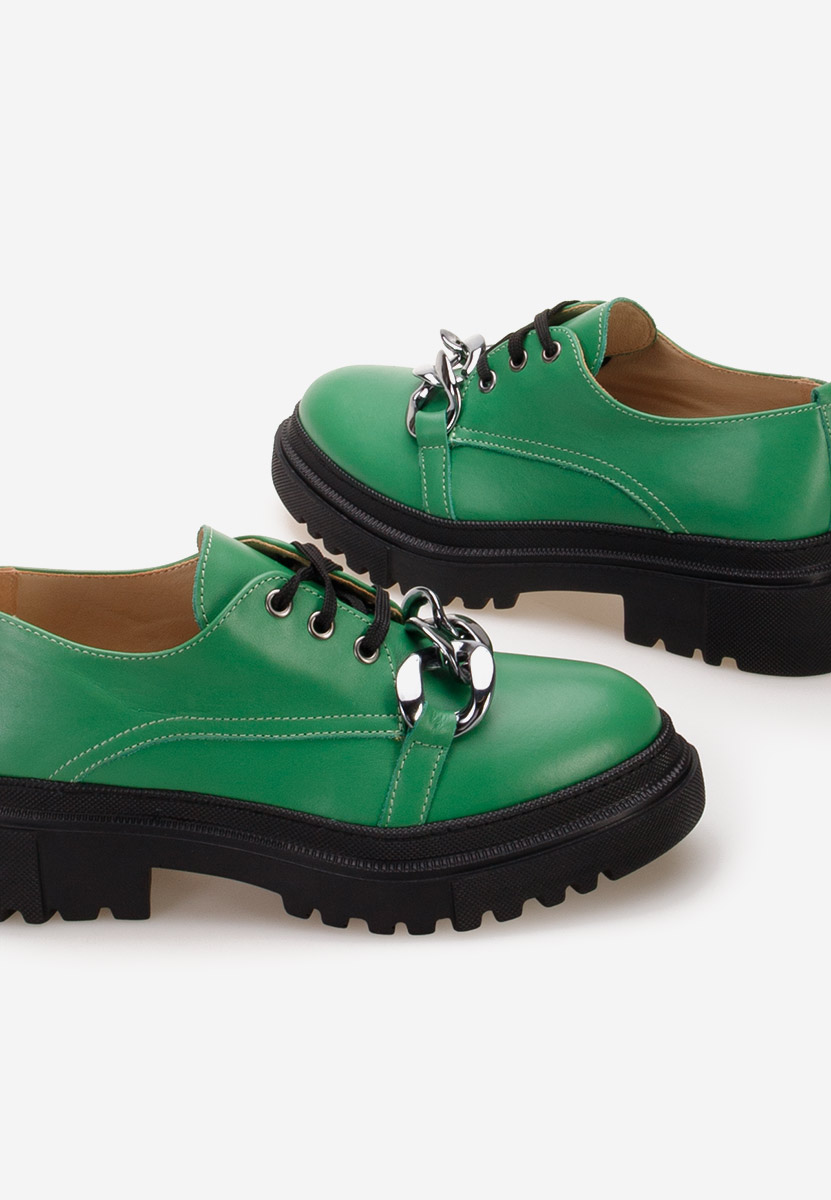 Scarpe basse donna pelle Vorea Verdi