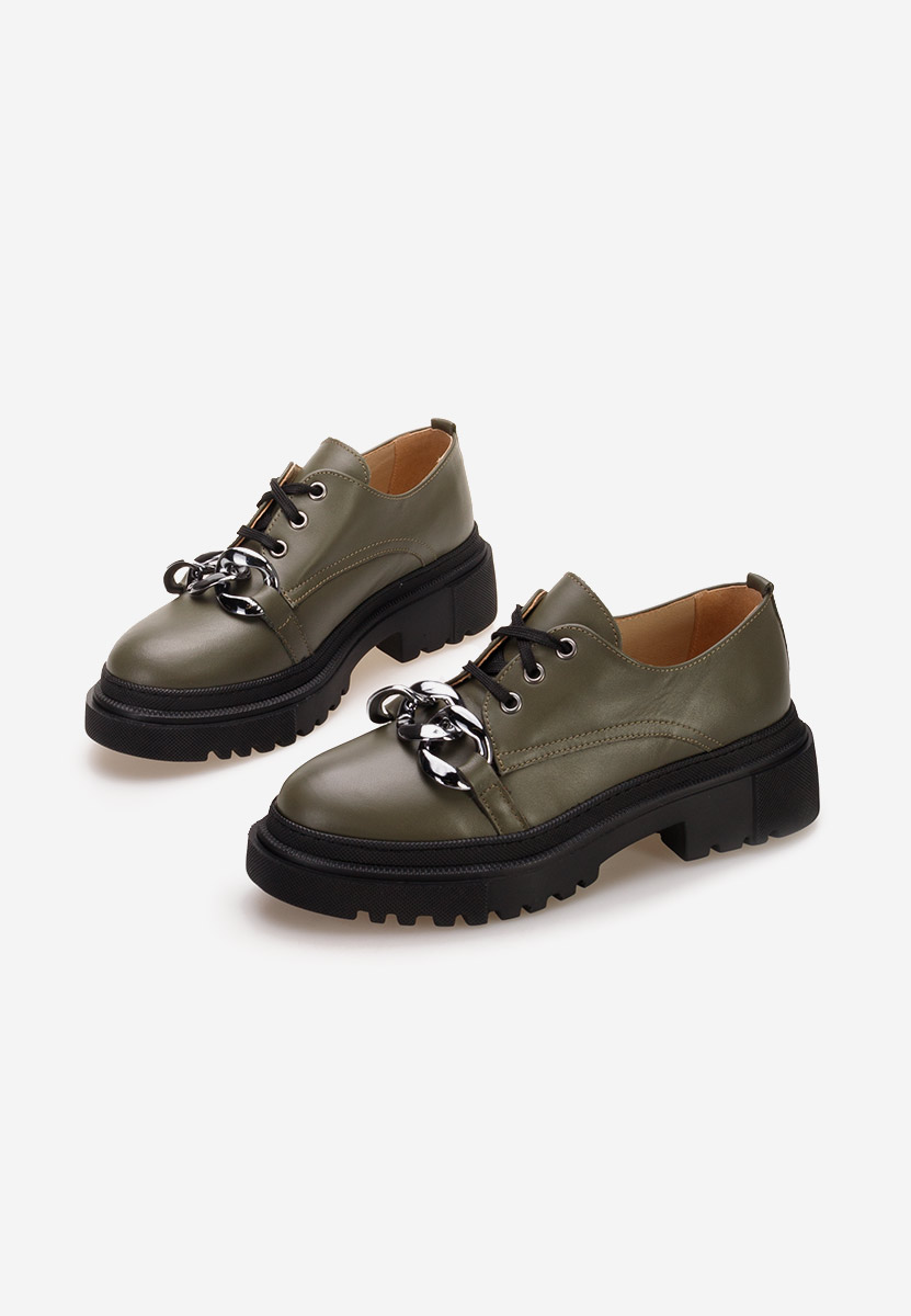 Scarpe basse donna pelle Vorea Cachi