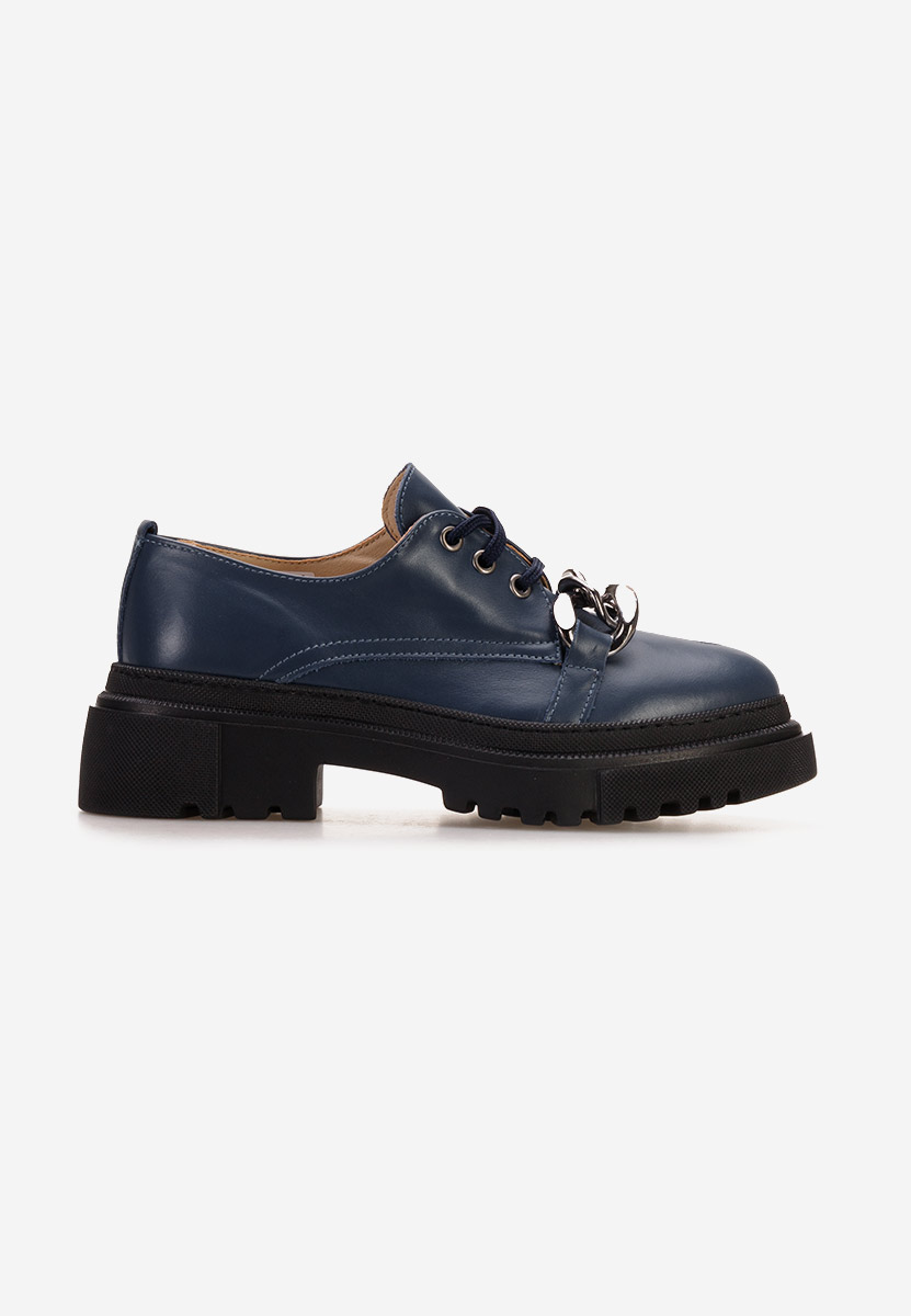 Scarpe basse donna pelle Vorea Blu marine