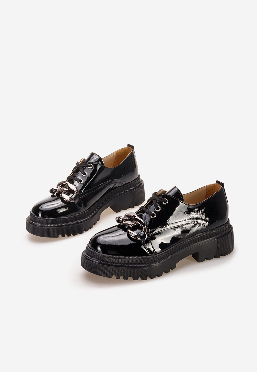 Scarpe basse donna pelle Vorea V3 Nero