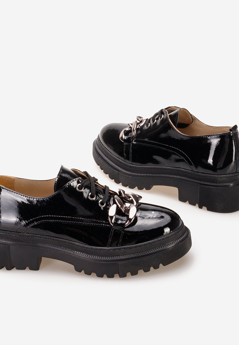 Scarpe basse donna pelle Vorea V3 Nero