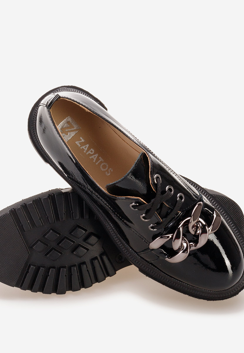 Scarpe basse donna pelle Vorea V3 Nero