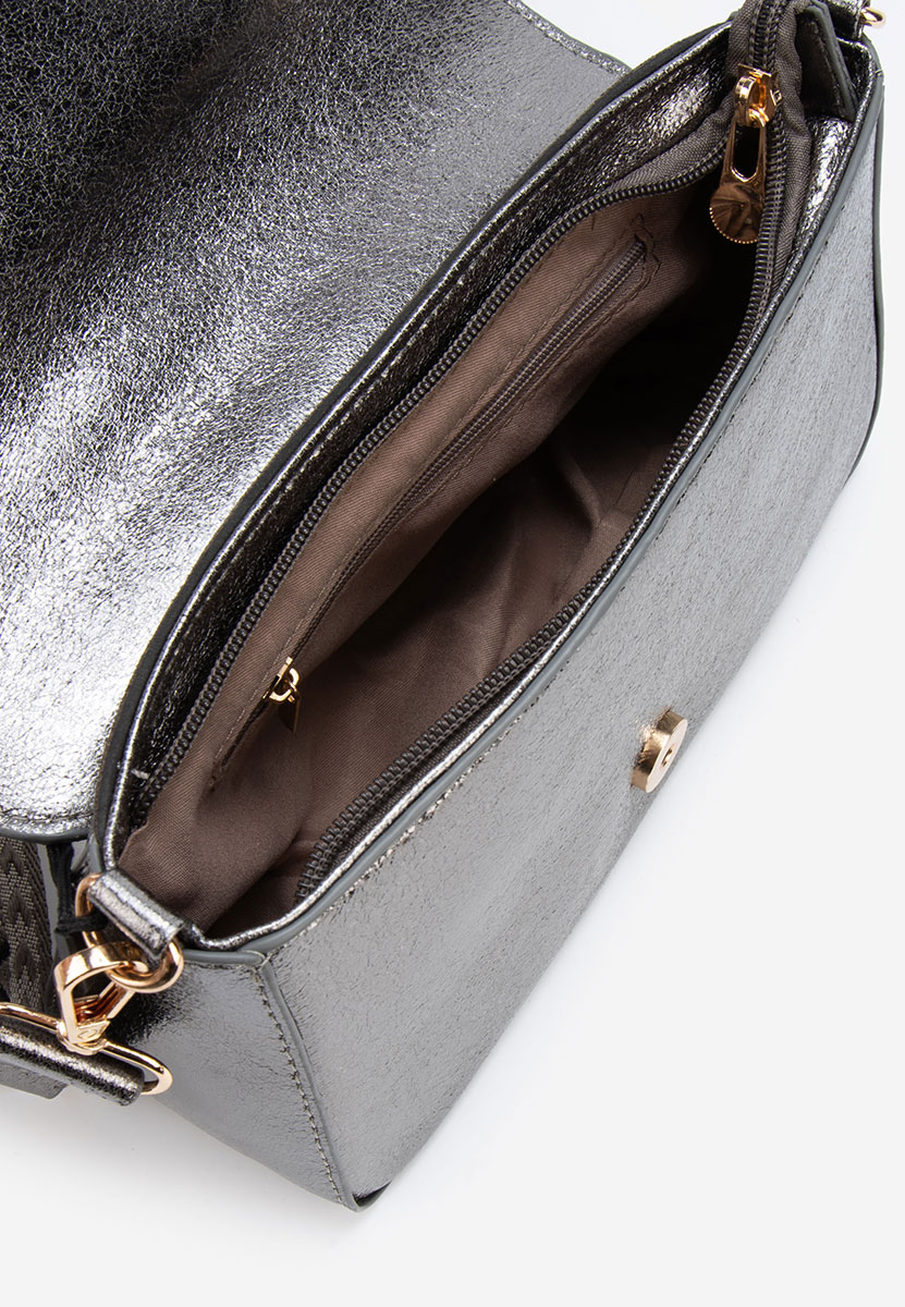 Borsa a spalla Zarina V2 argento