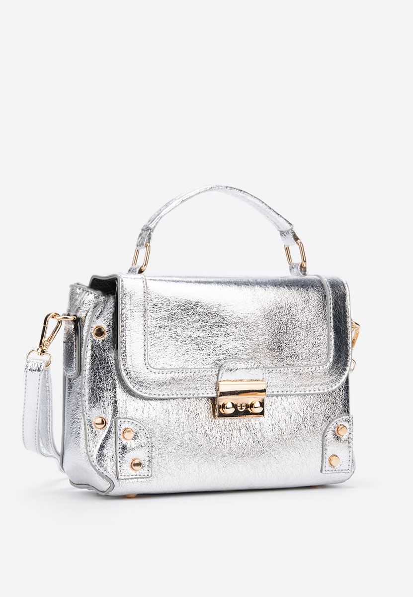 Borsa a mano Aneka argento