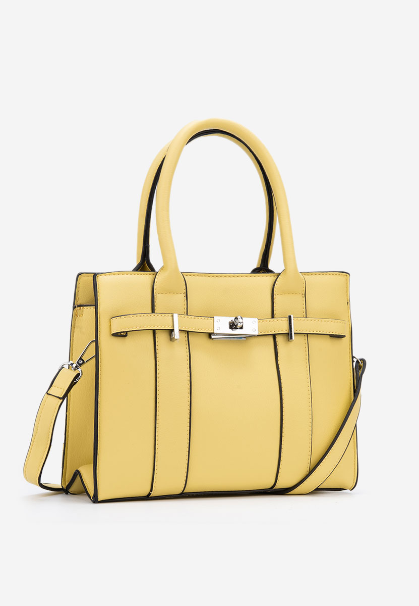 Borsa a mano Yvesa gialla